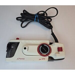 Vintage JCPenney Dual Voltage Corded Mini Travel Steam Iron Model 784-1009 Works